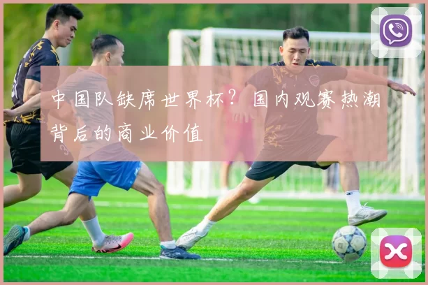 中国队缺席世界杯?国内观赛热潮背后的商业价值