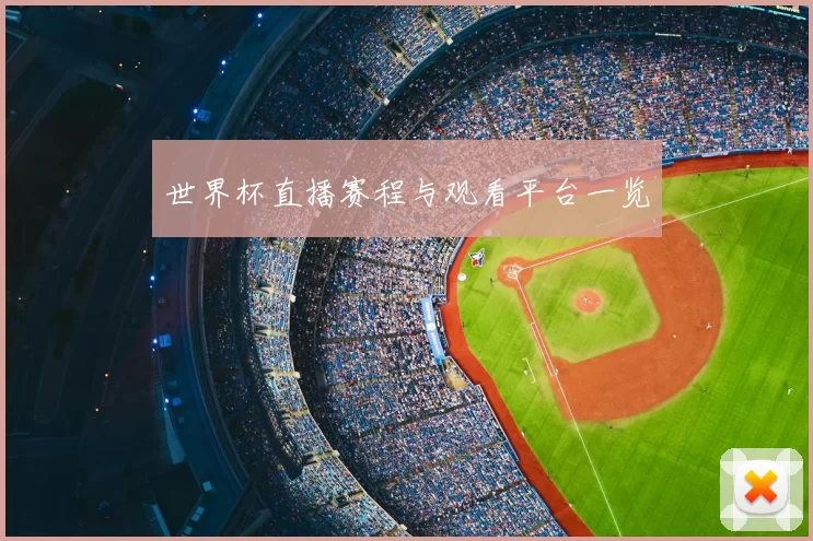 世界杯直播赛程与观看平台一览