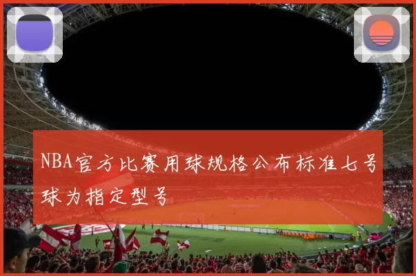 NBA官方比赛用球规格公布标准七号球为指定型号