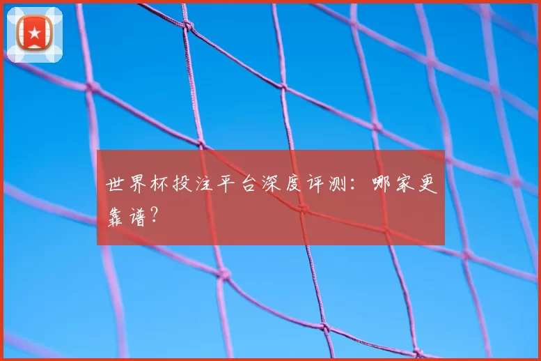 世界杯投注平台深度评测:哪家更靠谱?